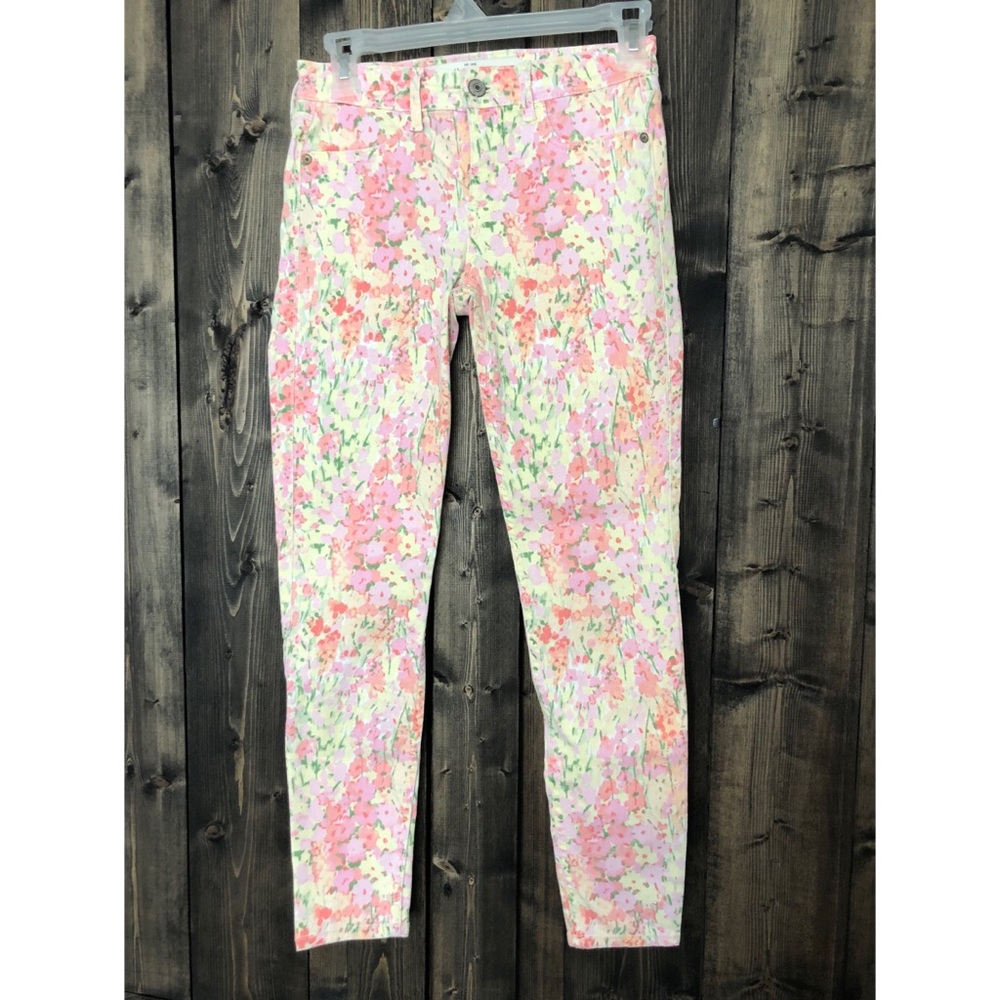 Abercrombie & Fitch floral jeans